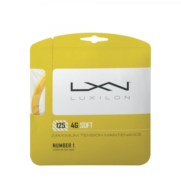 WRZ997111 Струни теніс LUXILON 4G SOFT 125 GOLD 12,2 m фото від «TennisPortal» Київ Україна