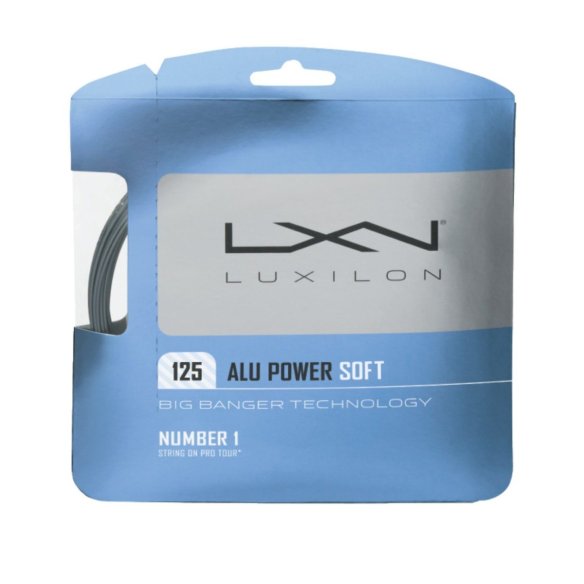 WRZ990101 Струни теніс LUXILON BIG BANGER ALU POWER SOFT SILVER 12,2 m фото від «TennisPortal» Київ Україна