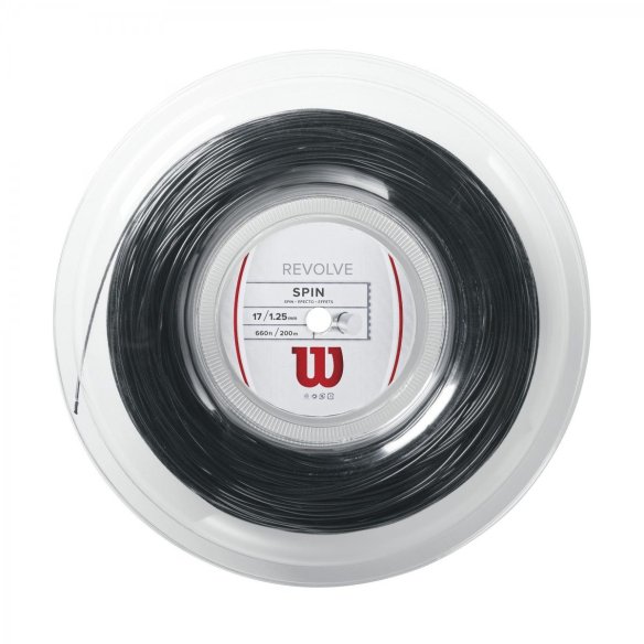 WRZ906900 Струни теніс W REVOLVE 17 REEL BK фото від «TennisPortal» Київ Україна