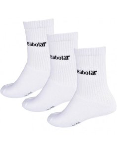 45S1393/101 Шкарпетки спортивні Babolat 3 PAIRS PACK SOCKS 3 WHITE (Упаковка, 3 пари) 45S1393/101 фото від «TennisPortal» Київ У