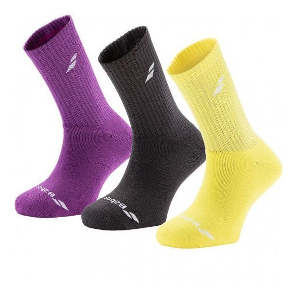 5JS17371/243 Шкарпетки спортивні дитячі Babolat 3 PAIRS PACK JUNIOR (Упаковка, 3 пари) 5JS17371/243 фото від «TennisPortal» Київ