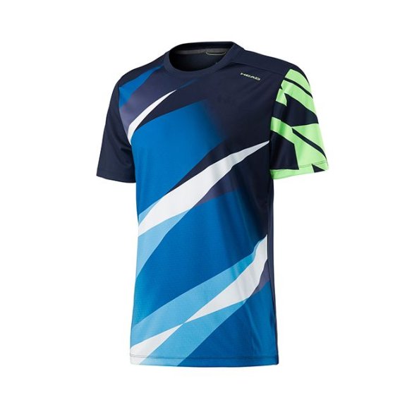  Футболка для тенісу HEAD (816017) VISION GRAPHIC SHIRT B'17 фото від «TennisPortal» Київ Україна