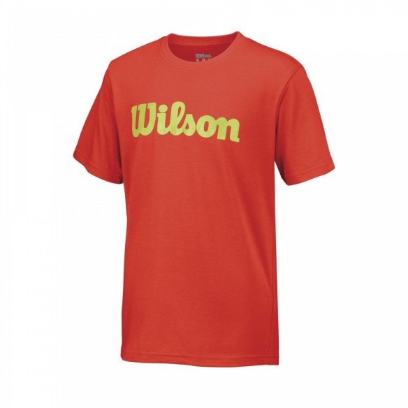  Футболка W jr SCRIPT COTTON TEE RD/GR SS17 фото від «TennisPortal» Київ Україна