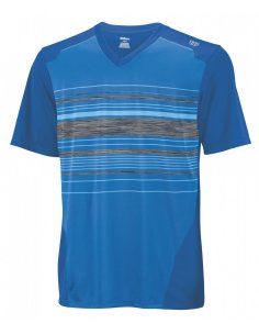 WR2017500XS Футболка W jr. Specialist Stripe V Neck POOL SS14 XS фото від «TennisPortal» Київ Україна