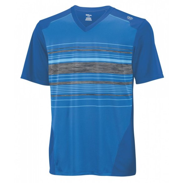 WR2017500XS Футболка W jr. Specialist Stripe V Neck POOL SS14 XS фото від «TennisPortal» Київ Україна
