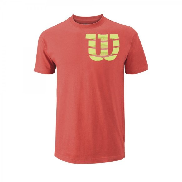 WRA747703XL Футболка W m SHOULDER COTTON TEE CORAL SS17 XL фото від «TennisPortal» Київ Україна