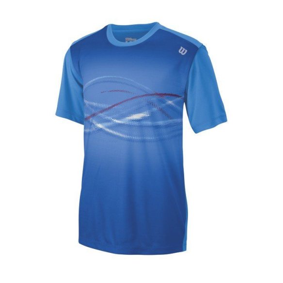  Футболка W jr. Soundwave Print Crew Blue SS16 фото від «TennisPortal» Київ Україна