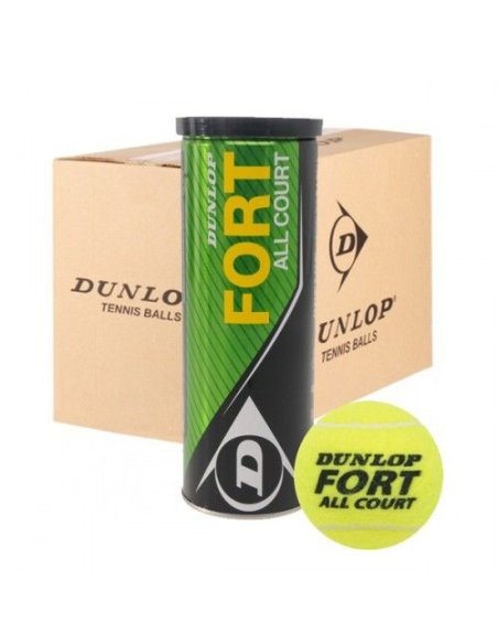 601234 Тенісні м'ячі Dunlop FORT All Court 3PET фото від «TennisPortal» Київ Україна