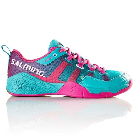 1237081-6351-40 Кросівки SALMING KOBRA Turquoise/Pink фото від «TennisPortal» Київ Україна