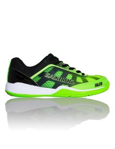 1238089-1601 Кросівки SALMING Falco Junior Fluo Green/Black фото від «TennisPortal» Київ Україна