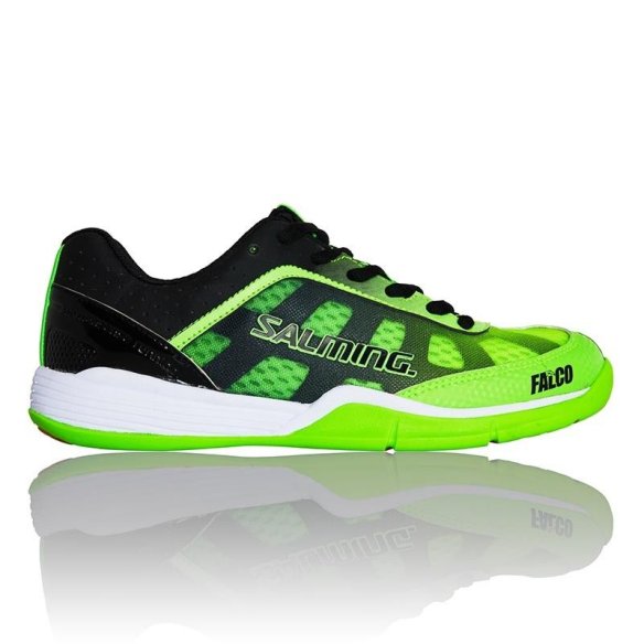 1238089-1601 Кросівки SALMING Falco Junior Fluo Green/Black фото від «TennisPortal» Київ Україна
