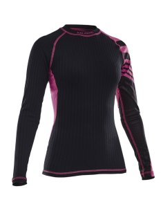 1278658-0152 Футболка Baselayer LS Tee Women Black/Coral (S) фото від «TennisPortal» Київ Україна