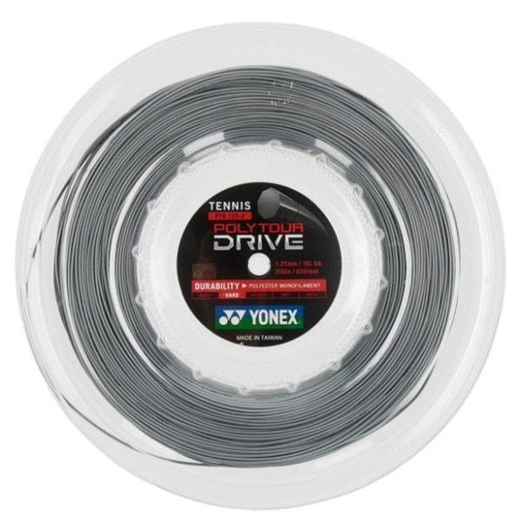 PTD-200SL Струна для тенісу Poly Tour Drive (Silver, 200m) фото від «TennisPortal» Київ Україна