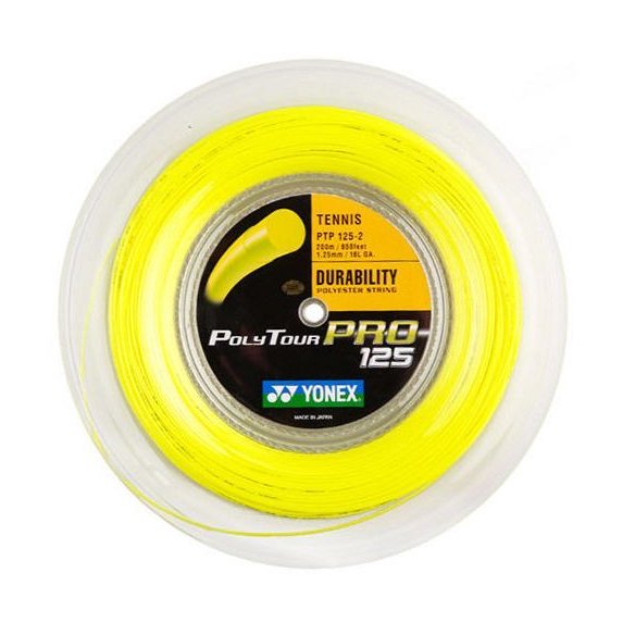 PTP-200 Струна для тенісу Yonex Poly Tour Pro Flash Yellow (200m) фото від «TennisPortal» Київ Україна