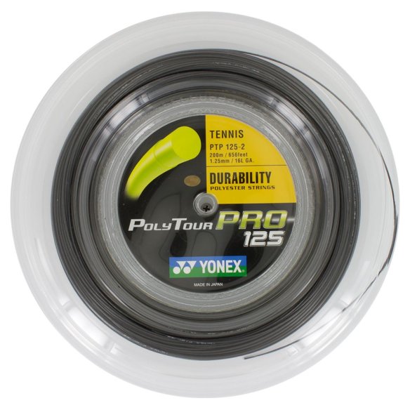 PTP125-2 Струна для тенісу Yonex Poly Tour Pro Graphite (200m) фото від «TennisPortal» Київ Україна