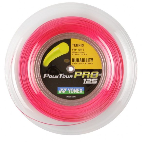 PTP-200PK Струна для тенісу Yonex Poly Tour Pro Pink (200m) фото від «TennisPortal» Київ Україна