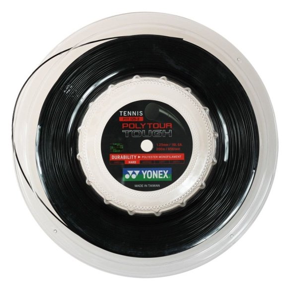 PTT-200BK Струна для тенісу Yonex Poly Tour Tough Black (200m) фото від «TennisPortal» Київ Україна