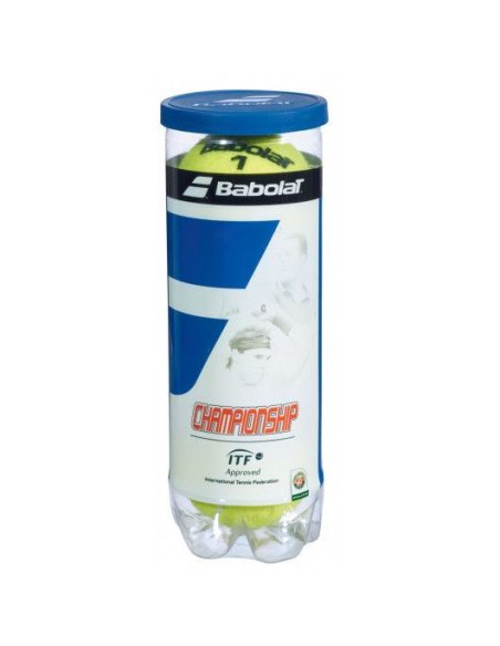 501039/113 Тенісні м'ячі Babolat CHAMPIONSHIP X3 (Банка ,3 штуки) 501039/113 фото від «TennisPortal» Київ Україна