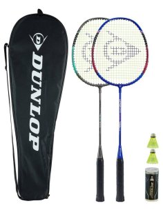 13015197 Набір для бадмінтону Dunlop NITRO-STAR SSx 1.0 – 2 ракетки фото від «TennisPortal» Київ Україна