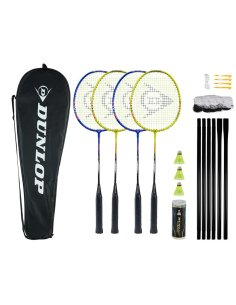 13015340 Набір для бадмінтону Dunlop NITRO-STAR SSx 1.0 – 4 ракетки фото від «TennisPortal» Київ Україна