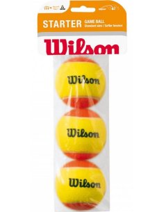 WRT137300 М'ячі тенісні W STARTER ORANGE TBALL 3 PACK (ціна за 1 м'яч) фото від «TennisPortal» Київ Україна