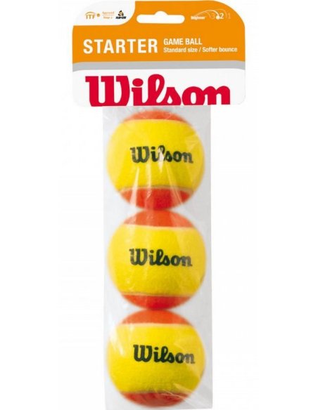 WRT137300 М'ячі тенісні W STARTER ORANGE TBALL 3 PACK (ціна за 1 м'яч) фото від «TennisPortal» Київ Україна