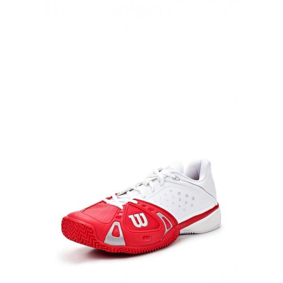 WRS318660E Кросівки Wilson m RUSH PRO CC WHITE/RED/WHITE фото від «TennisPortal» Київ Україна