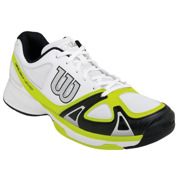 WRS319400 Кросівки Wilson m RUSH EVO WHITE/LIME/BLACK 2015 Yar фото від «TennisPortal» Київ Україна