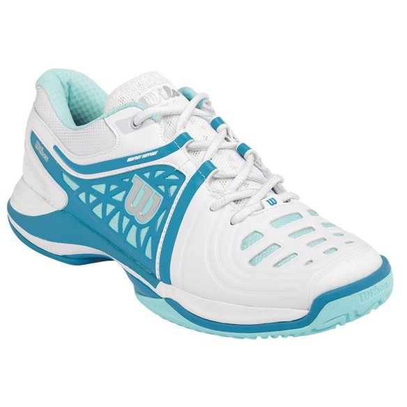 WRS320020 Кросівки Wilson ldy NVISION ELITE WHITE/MINT/ULTRAMARINE фото від «TennisPortal» Київ Україна