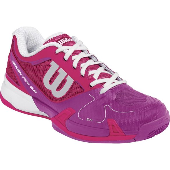 WRS319700 Кросівки Wilson ldy RUSH PRO 2.0 CC RED/PINK фото від «TennisPortal» Київ Україна