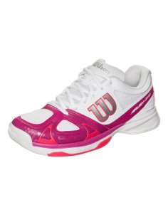 WRS319320 Кросівки Wilson ldy RUSH EVO WHITE/PINK/RED фото від «TennisPortal» Київ Україна