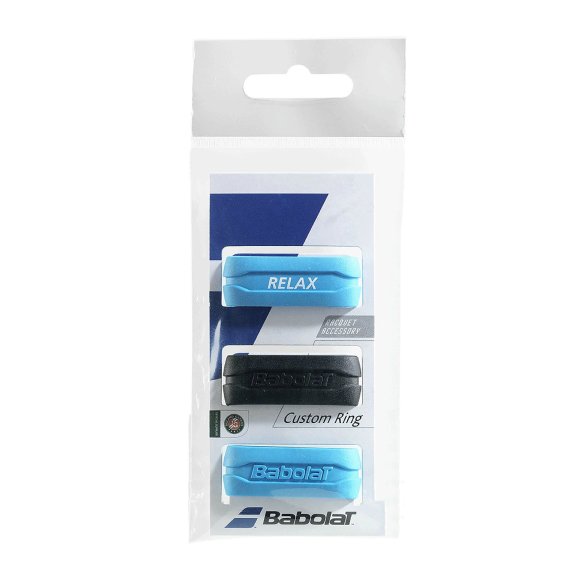 710025/146 Гумка д/ручки (3) CUSTOM RING X3 без розміру BLACK/BLUE 2017 (уп.) фото від «TennisPortal» Київ Україна