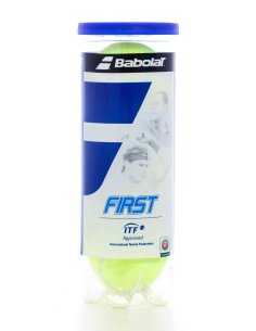 501054/113 Тенісні м'ячі Babolat FIRST X3 (Банка ,3 штуки) 501054/113 фото від «TennisPortal» Київ Україна