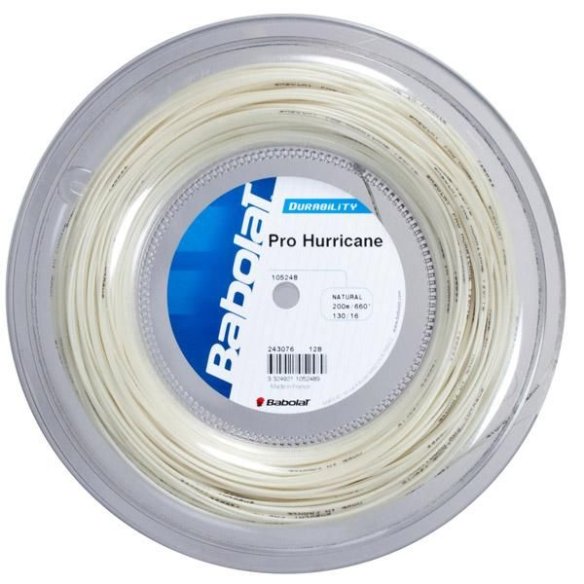 243104/128 Тенісні струни для ракетки Babolat PRO HURRICANE 200M (Бобіна, 200 метрів) 243104/128 фото від «TennisPortal» Київ Ук