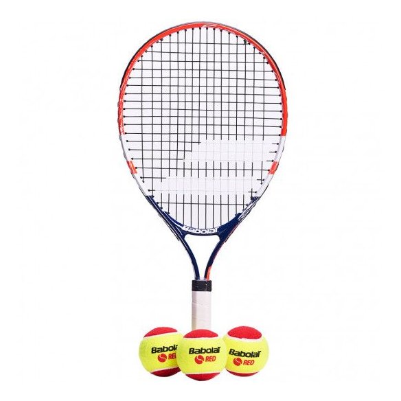 190007/209 Тенісна ракетка дитяча 5-7 років Babolat KIT RG/FO JR21 + 3 RED FELT BALLS 190007/209 фото від «TennisPortal» Київ Ук