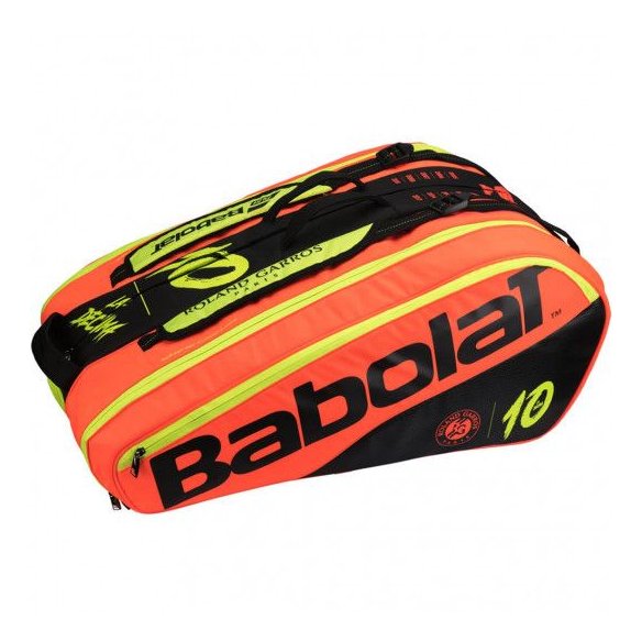 751164/287 Чохол для ракеток Babolat RH X12 PURE DECIMA RG/FO (12 ракеток) 751164/287 BLACK/RED/YELLOW фото від «TennisPortal» К