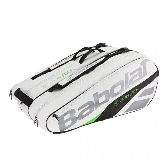 751167/150 Чохол для ракеток Babolat RH X12 PURE WIMBLEDON (12 ракеток) 751167/150 WHITE/GREEN фото від «TennisPortal» Київ Укра