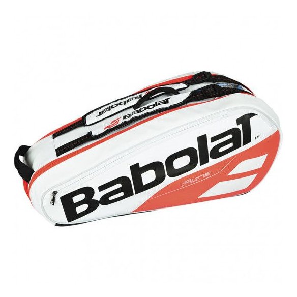 751172/149 Чохол для ракеток Babolat RH X6 PURE STRIKE (6 ракеток) 751172/149 WHITE/RED фото від «TennisPortal» Київ Україна