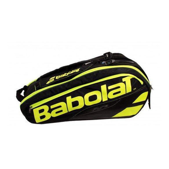 751135/232 Чохол для ракеток Babolat X6 PURE (6 ракеток) 751135/232 BLACK/FLUO YELLOW фото від «TennisPortal» Київ Україна