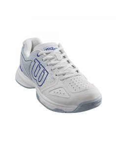 WRS324020E035 Кросівки Wilson подітий. STROKE WH/GRAY/BL SS18 білий/сірий/синій 3.5 фото від «TennisPortal» Київ Україна