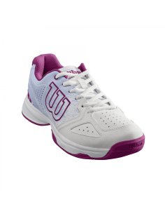 WRS324030E015 Кросівки Wilson подітий. STROKE WH/BL/BERRY SS18 білий/сірий/рожевий 1.5 фото від «TennisPortal» Київ Україна