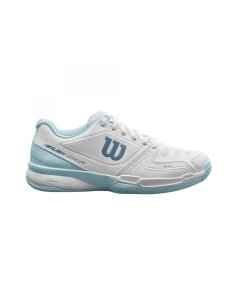WRS323720E055 Кросівки Wilson жен. RUSH COMP WH/BL SS18 білий/блакитний 5.5 фото від «TennisPortal» Київ Україна
