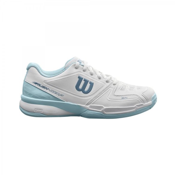 WRS323720E055 Кросівки Wilson жен. RUSH COMP WH/BL SS18 білий/блакитний 5.5 фото від «TennisPortal» Київ Україна