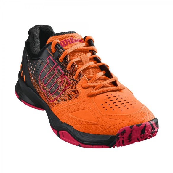 WRS323890E115 Кросівки Wilson чоловік. KAOS COMP OR/BK/RED SS18 помаранчевий/чорний/червоний 11.5 фото від «TennisPortal» Київ У