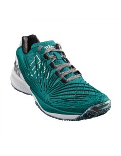 WRS323530E070 Кросівки Wilson чоловік. KAOS 2.0 GR/WH/BK SS18 бірюзовий/білий 7.0 фото від «TennisPortal» Київ Україна