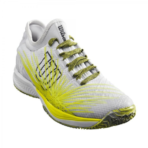 WRS323780E085 Кросівки Wilson чоловік. KAOS 2.0 SFT WH/YEL/EB SS18 білий/жовтий 8.5 фото від «TennisPortal» Київ Україна
