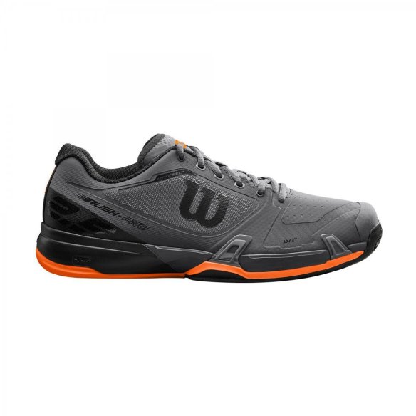 WRS324230E105 Кросівки Wilson чоловік. RUSH PRO 2.5 CC BL/BK/YEL SS18 чорний/оранжевий 10.5 фото від «TennisPortal» Київ Україна