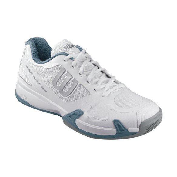 WRS320920E120 Кросівки Wilson m RUSH PRO 2.0 Clay Court WH/ICE GRAY 12.0 фото від «TennisPortal» Київ Україна