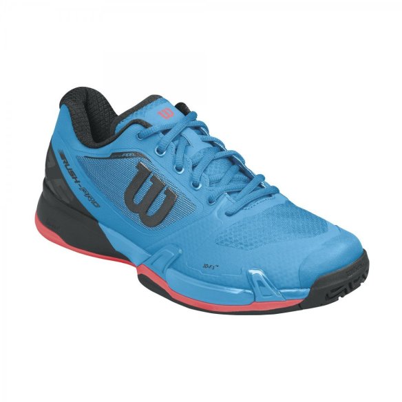 WRS322890E110 Кросівки Wilson m RUSH PRO 2.5 BL/BK/CORAL 11.0 фото від «TennisPortal» Київ Україна