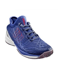 WRS324420E110 Кросівки Wilson чоловік. KAOS 2.0 SFT CC BL/WH/PK SS18 синій/білий/рожевий 11.0 фото від «TennisPortal» Київ Украї